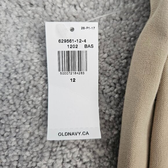 NWT Old Navy High Waisted Pixie Straight Pants - Size 12 - Picture 8 of 8